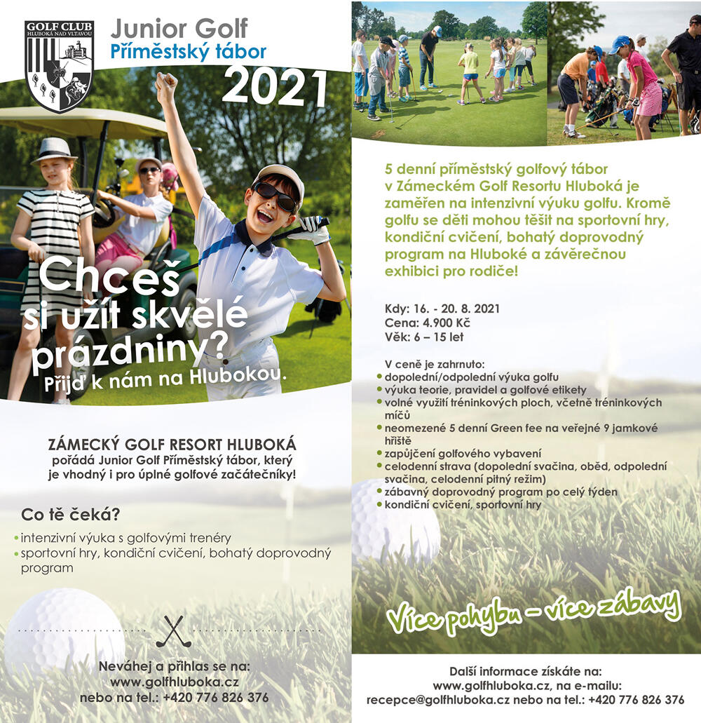 Junior Golf Příměstský tábor