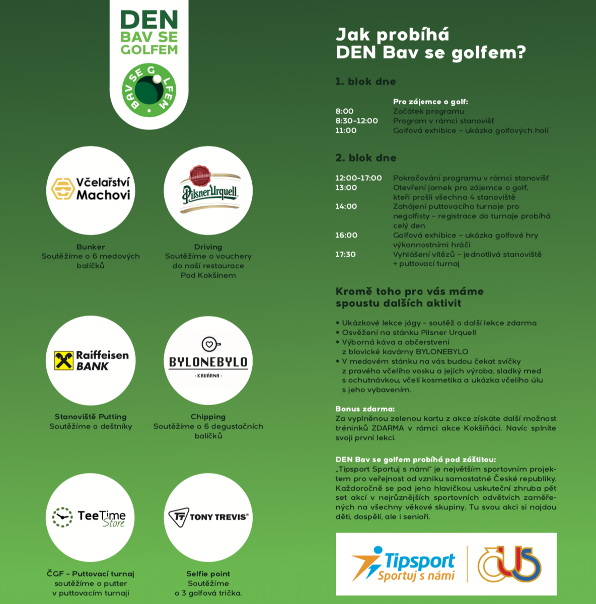 Den bav se s golfem